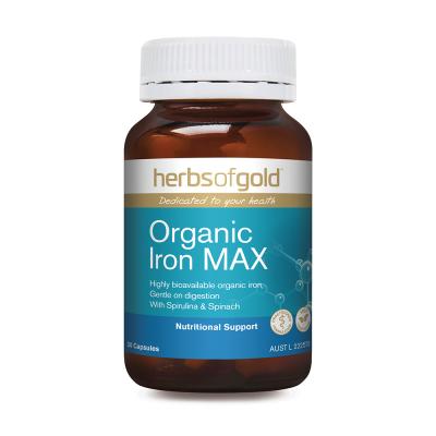 Herbs of Gold Organic Iron MAX 30vc